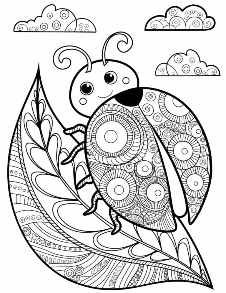 18 Ladybug Coloring Pages – My Coloring Spot