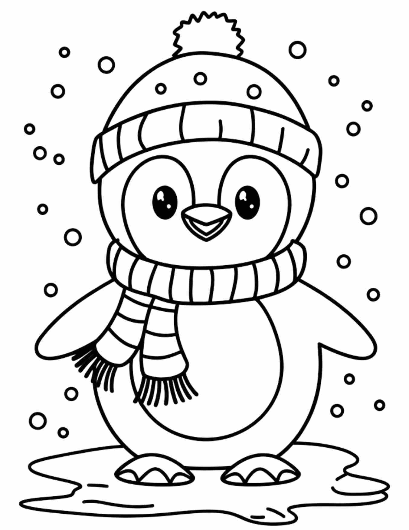 25 Amazing Penguin Coloring Pages My Coloring Spot