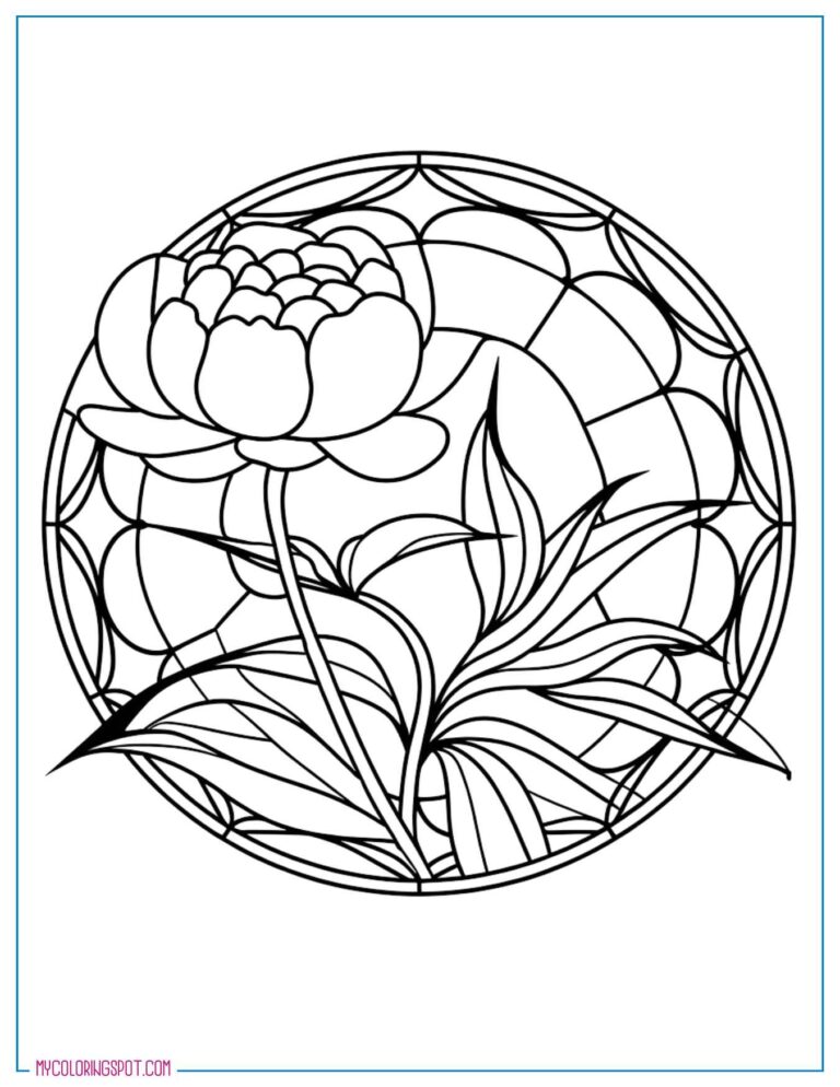 20 Free Peonies Coloring Pages for Adults and Kids – My Coloring Spot