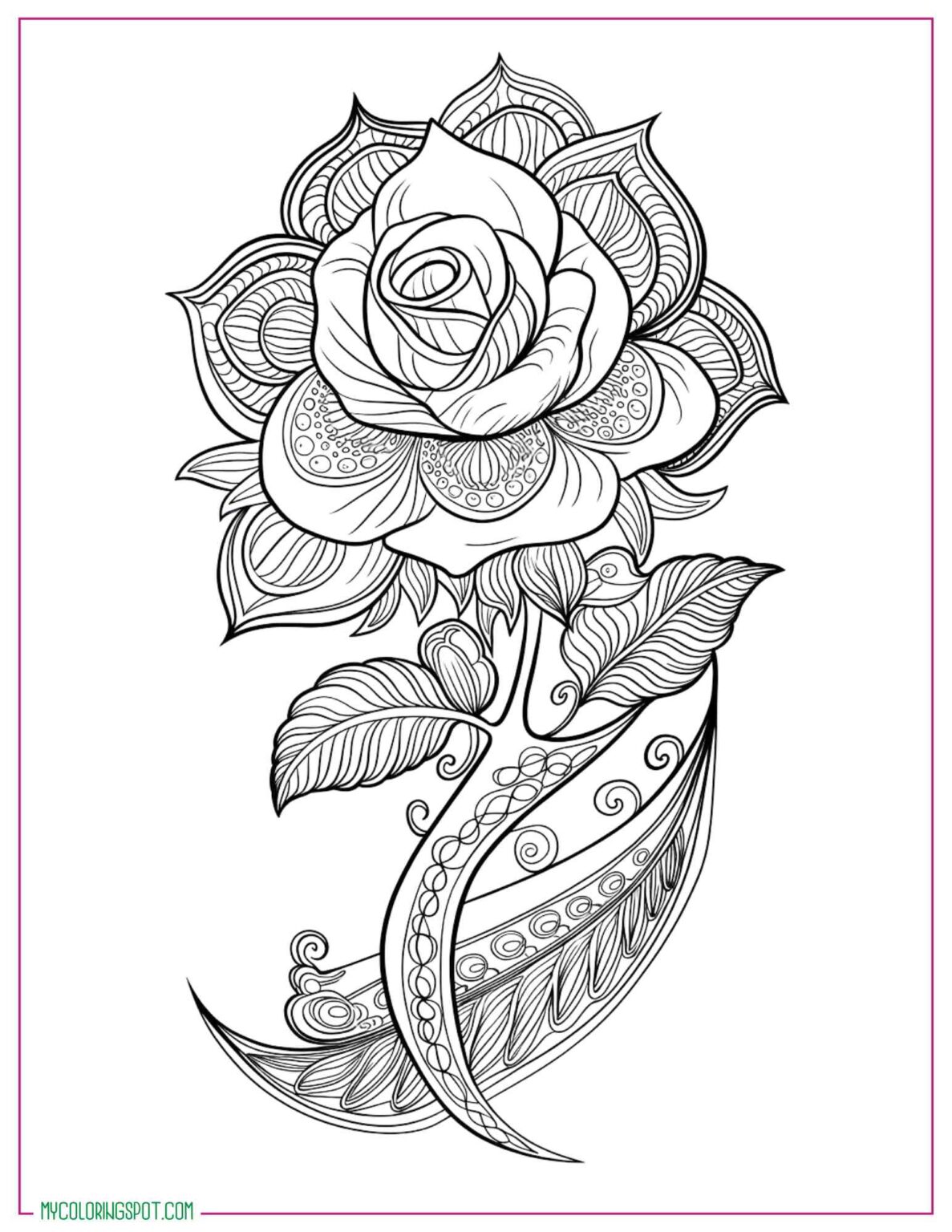 50 Stunning Mandala Coloring Pages for Kids and Adults – My Coloring Spot