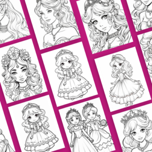25 Enchanting Princess Coloring Pages for Creative Fun – My Coloring Spot